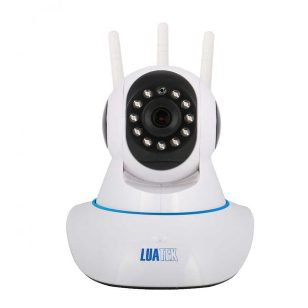 Câmera Ip Noturna Hd Wifi 3 Antenas Sensor Alarme Lkw-1310 - Luatek