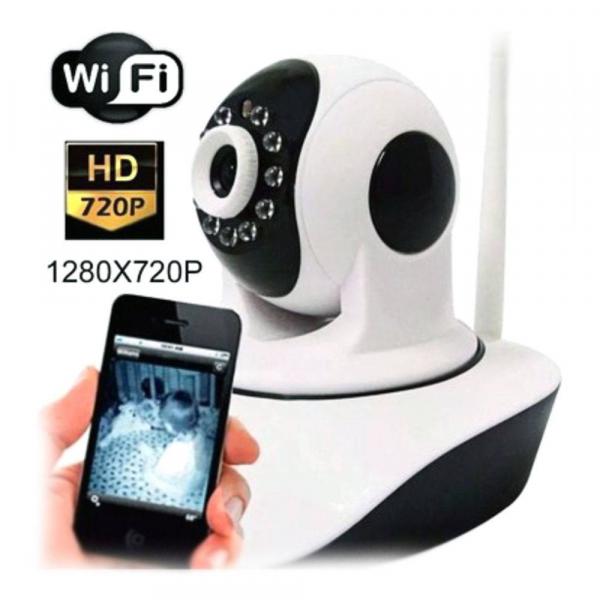 Tudo sobre 'Camera IP Wireless Wifi Sensor Noturno Infravermelho HD 720p Segurança C/ Audio - Dc Importação'