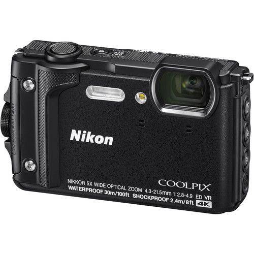 Câmera Nikon Coolpix W300 Wifi 4k Á Prova D'água Preta