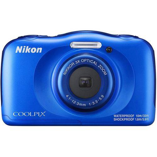Câmera Nikon Coolpix W100 - Azul