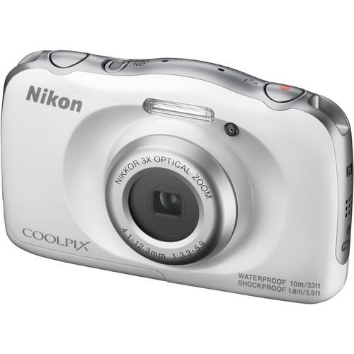 Câmera Nikon Coolpix W100 Wifi à Prova D'água Branca S33