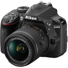 Câmera Nikon D3400 Kit com Lente AF-P 18-55mm VR