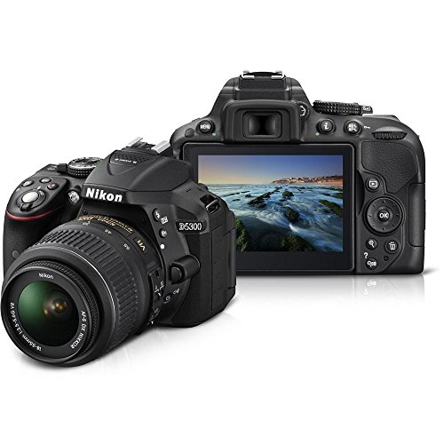 Câmera Nikon D5300 com Lente AF-S DX 18-55mm VR II