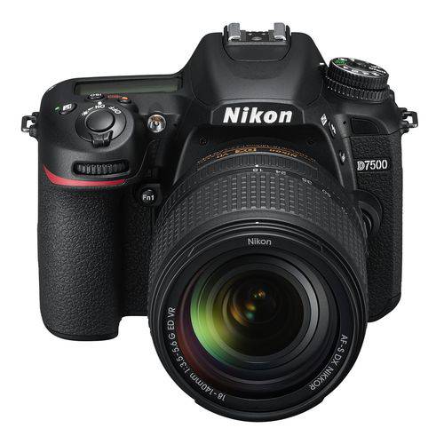 CÂMERA Nikon D7500 + Lente Kit Af-S 18-140 Vr
