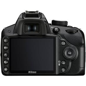 Câmera Nikon DSLR D3200 com Lente 18-55mm