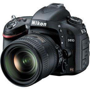 Câmera Nikon DSLR D610 com Lente 24-85mm