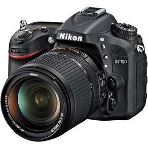 Câmera Nikon DSLR D7100 com Lente 18-140mm