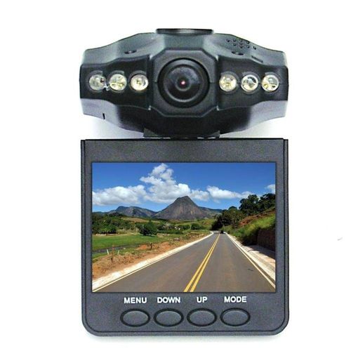 Câmera Segurança Veicular com Gravador Dvr Monitor 2,5 Lcd