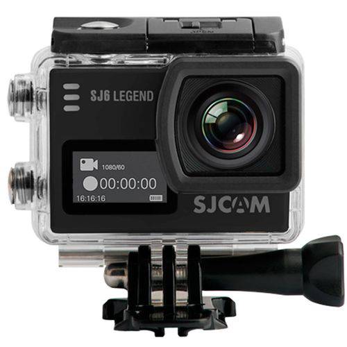Câmera Sj6 Legend Wifi Touch 16mp Gyro Fpv Hd 4k Full Hd Filmadora Sport a Prova D´água - Preta