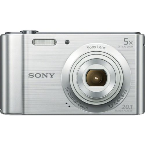 Câmera Sony Digital Dsc-w800 Prata 20.1 5x