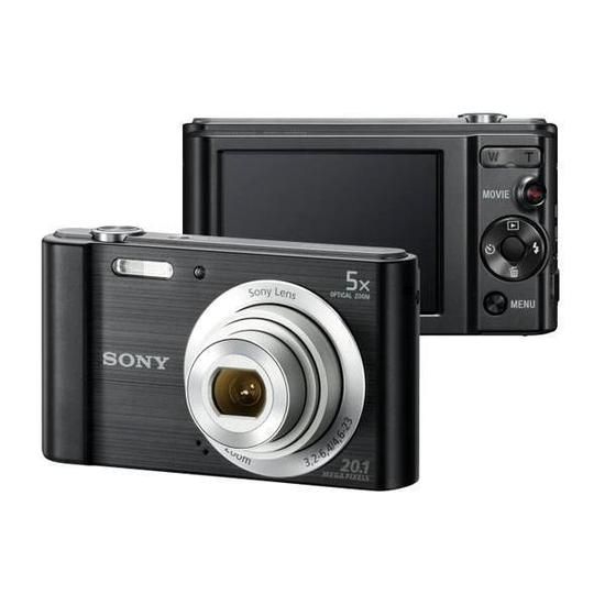 Camera Sony Dsc W800 20.1 Preto