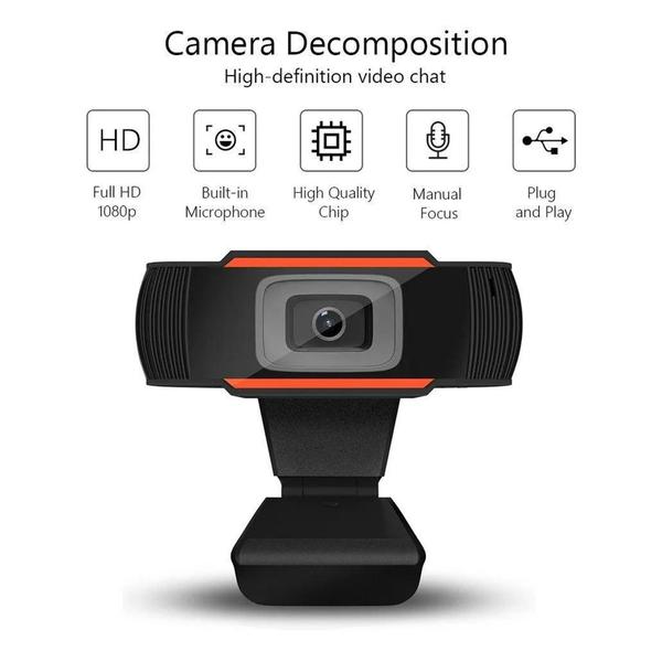 Camera Webcam Full Hd 1080p Amet Vision
