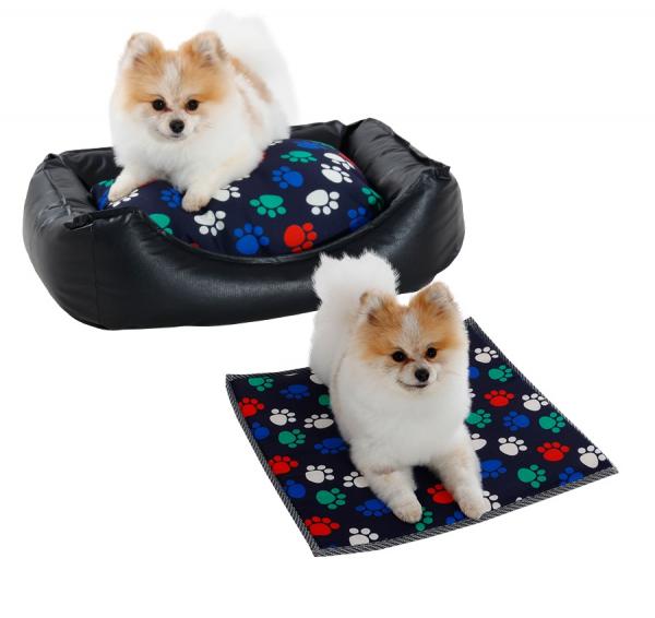 Caminha Eco Pet 60cm com Almofada + Colchonete 45cm Lavável para Cachorro Gato - Bf