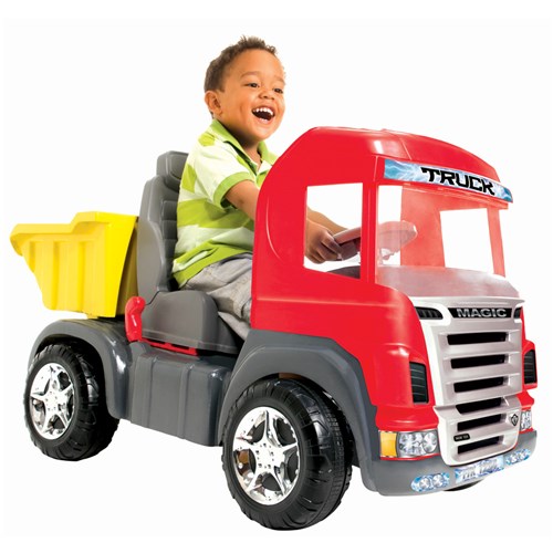 Caminhão Big Truck Caçamba Pedal Vermelho 9300 - Magic Toys