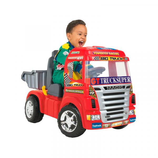 Caminhão Big Truck Vermelho Elétrico 6v - Magic Toys