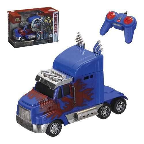Tudo sobre 'Caminhão Carrinho Controle Remoto Transformes Optimus Prime'