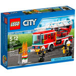 Caminhão com Bombeiros e Esquada City Lego
