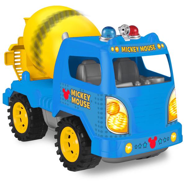 Caminhão Construção Fricção - Mickey - Azul - Toyng