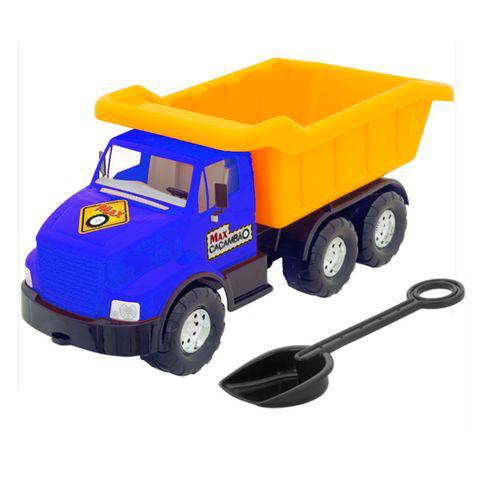 Tudo sobre 'Caminhão de Brinquedo Max Caçambão Plastilindo Azul 0307'