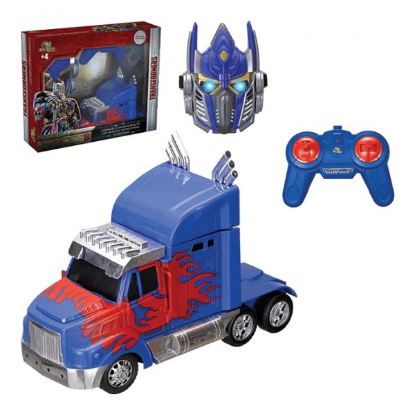 Caminhão de Controle Remoto com Máscara Transformers - Optimus Prime - Art Brink
