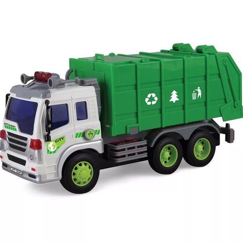 Caminhão de Lixo 1:16 - com Luz e Som - Shiny Toys