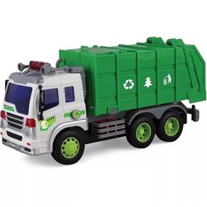 Caminhão de Lixo - Fricção com Luz e Som Shiny Toys 166