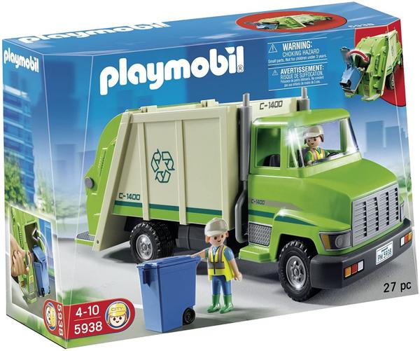 Caminhão de Reciclagem Playmobil City Life Sunny