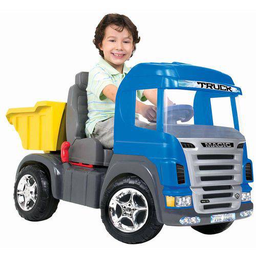 Caminhão Infantil Truck com Pedal Azul 9310 - Magic Toys