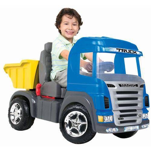 Caminhão Infantil Truck com Pedal Azul - Magic Toys