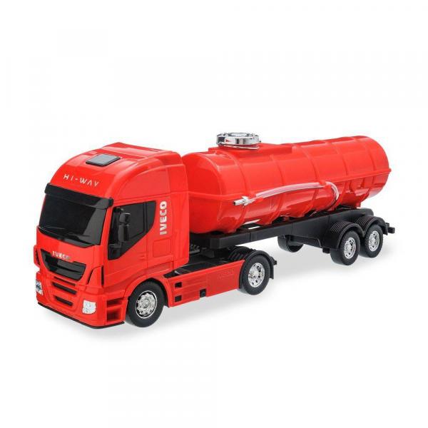 Caminhão Iveco Hiway Tanque 40cm Vermelho 340 - Usual Brinquedos