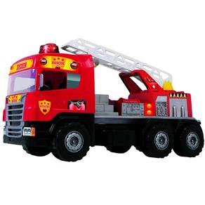 Caminhão Super Bombeiro Resgate 5056 - Magic Toys