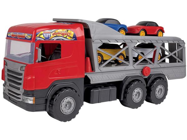 Caminhão Super Cegonha Magic Toys - com Acessórios