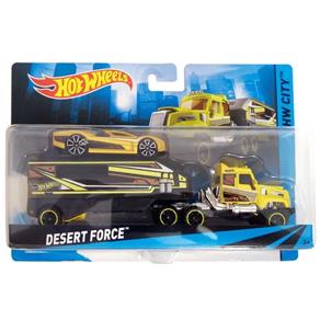 Caminhão Transportador Hot Wheels - Desert Force - Mattel Mattel