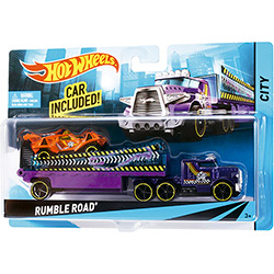 Tudo sobre 'Caminhão Transportador Hot Wheels Rumble Dog Mattel'