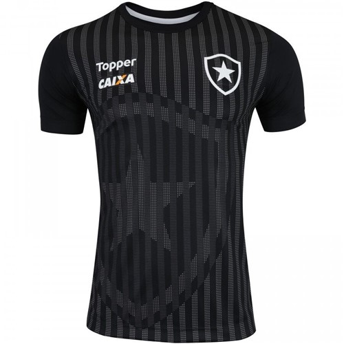 Camisa Botafogo Concentração Comissão Técnica 2018 Topper Preta 420158... (P)