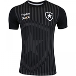 Camisa Botafogo Concentração Comissão Técnica 2018 Topper Preta 4201588-090