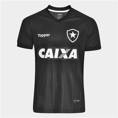 Camisa Botafogo Ii 2018 S/n° Torcedor Topper Masculina Preta 4201565-1... (M)