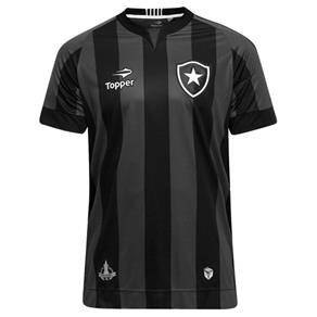 Camisa Botafogo Topper OF 3 Infantil 10 a 14 Anos 4137520 - 10 - Preto