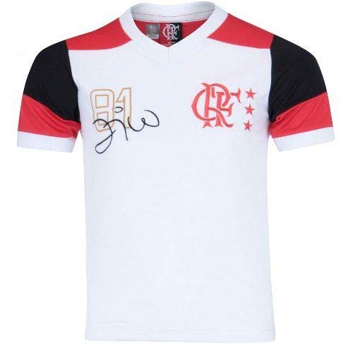 Camisa Braziline Flamengo Zico Retrô Infantil