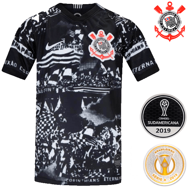 Camisa Corinthians III 2019/2020 Torcedor Masculina - VI142820-1
