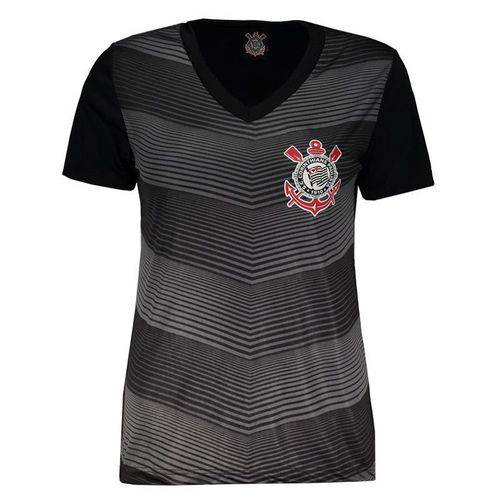 Tudo sobre 'Camisa Corinthians New Element 2.0 Feminina Preta - Spr'