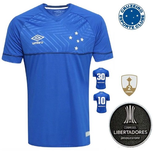 Camisa Cruzeiro I 2018/2019 Torcedor Masculina - VE301-1