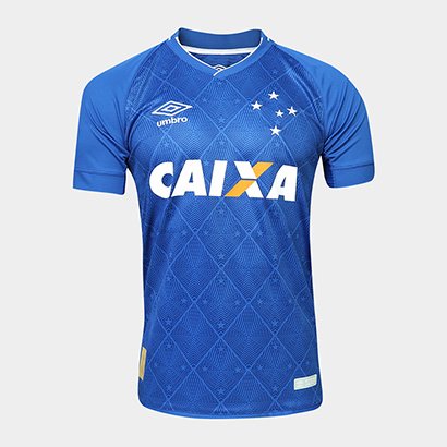 Camisa Cruzeiro I 17/18 S/nº Torcedor Umbro Masculina