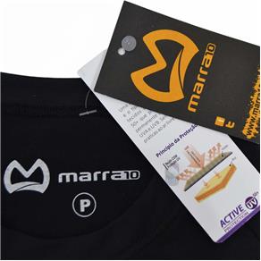Camisa de Compressão Térmica Marra 10 Pro Proteção Solar Manga Longa - GG - PRETO