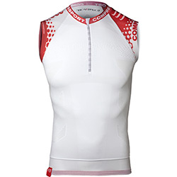 Camisa de Compressão Trail Tank Branca