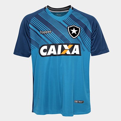 Camisa de Goleiro Botafogo I 2018 S/n° Torcedor Masculina