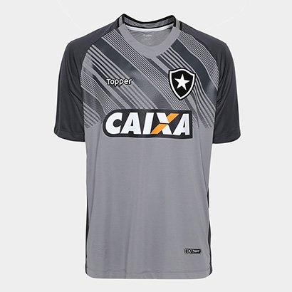 Camisa de Goleiro Botafogo II 2018 S/n° Torcedor Masculina