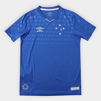 Camisa do Cruzeiro Infantil I 19/20 S/n° Torcedor Umbro