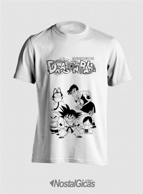 Camisa Dragon Ball Mangá (Masculino, PP)