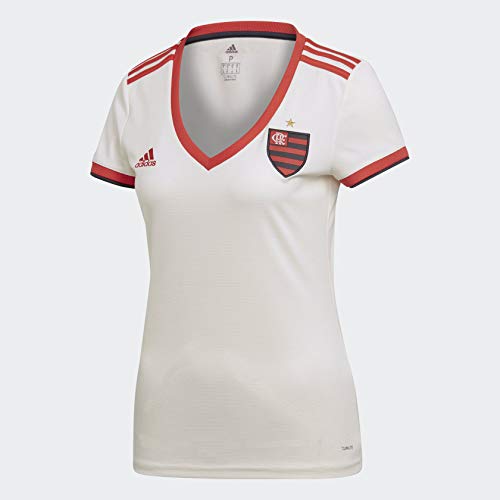 Camisa Feminina Flamengo Adidas Branca CF9049 (G) (G)